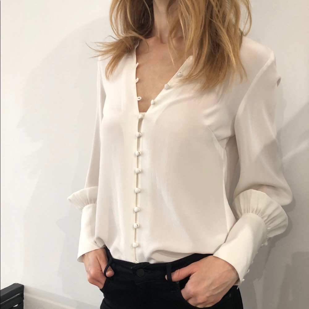 L’AGENCE Silk Blouse